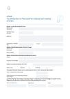 Cultural and Creative courses Deduction Form